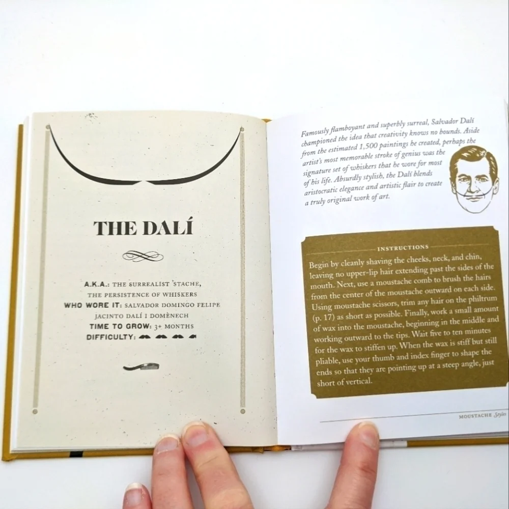 Illustrated Moustache Guide Lucien Edwards
